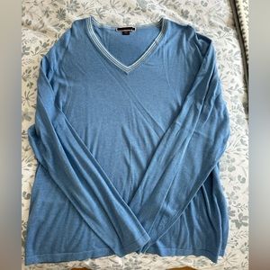 Men’s Michael Kors XXL Vneck Sweater Blue